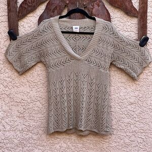 Faded Glory Knit V-Neck Sweater Size 8/10